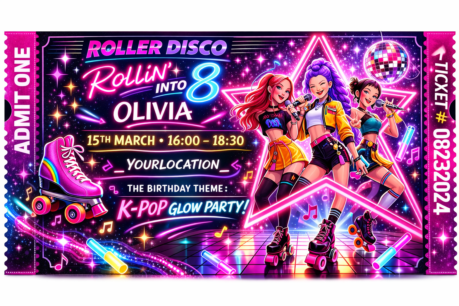 Birthday invitation designs