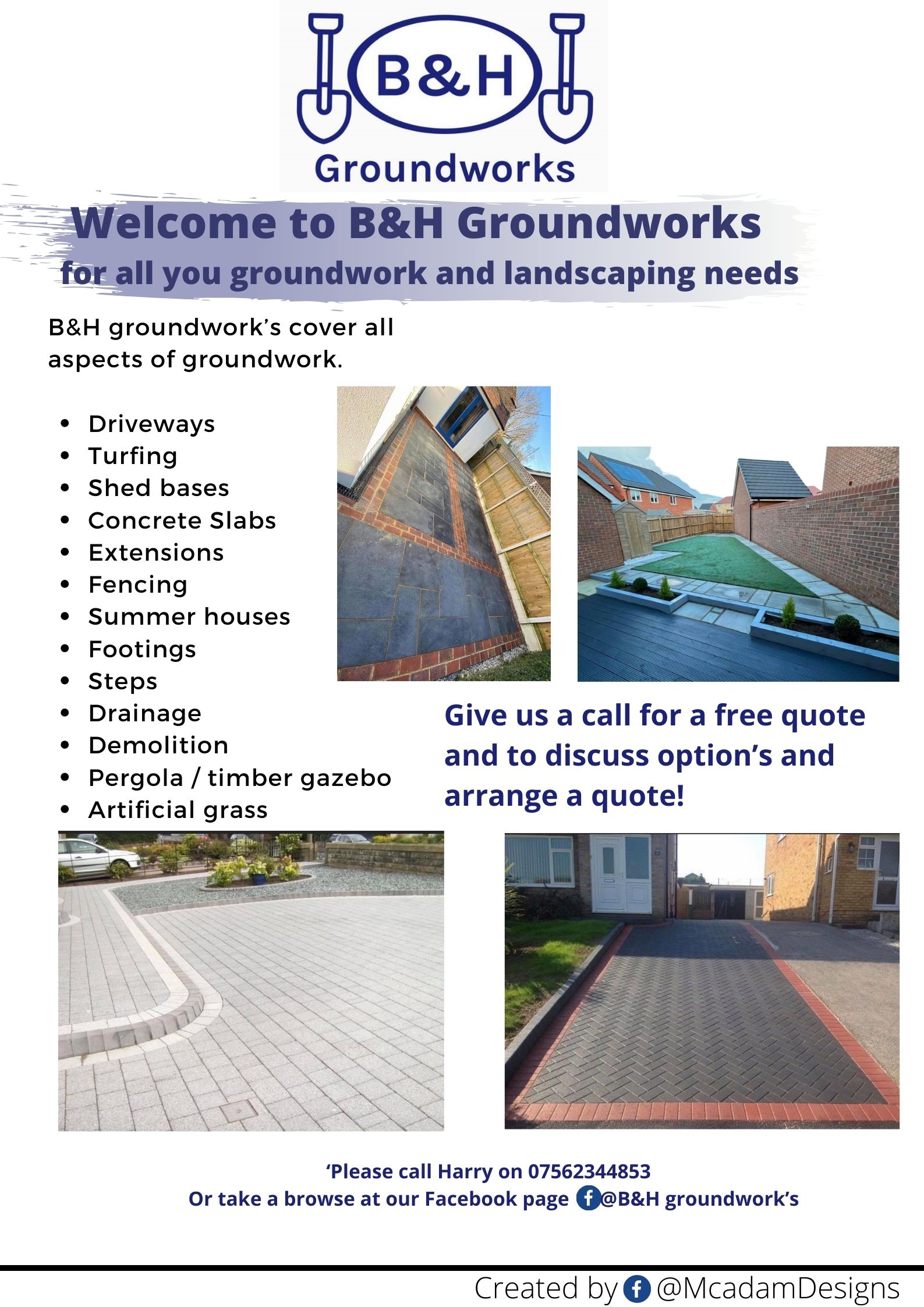 Leaflets and flyer designs